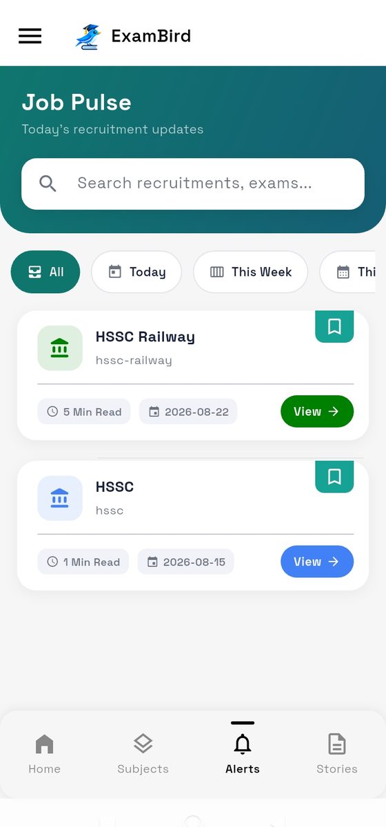 Job Pulse listing recruitment updates